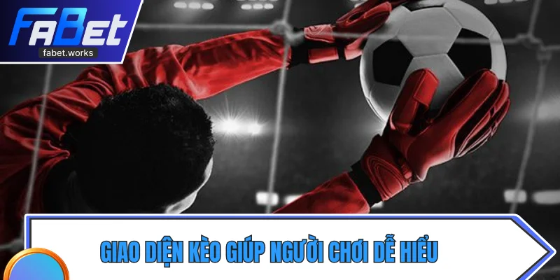 Giao diện kèo giúp người chơi dễ hiểu cách đánh hoàn tiền 